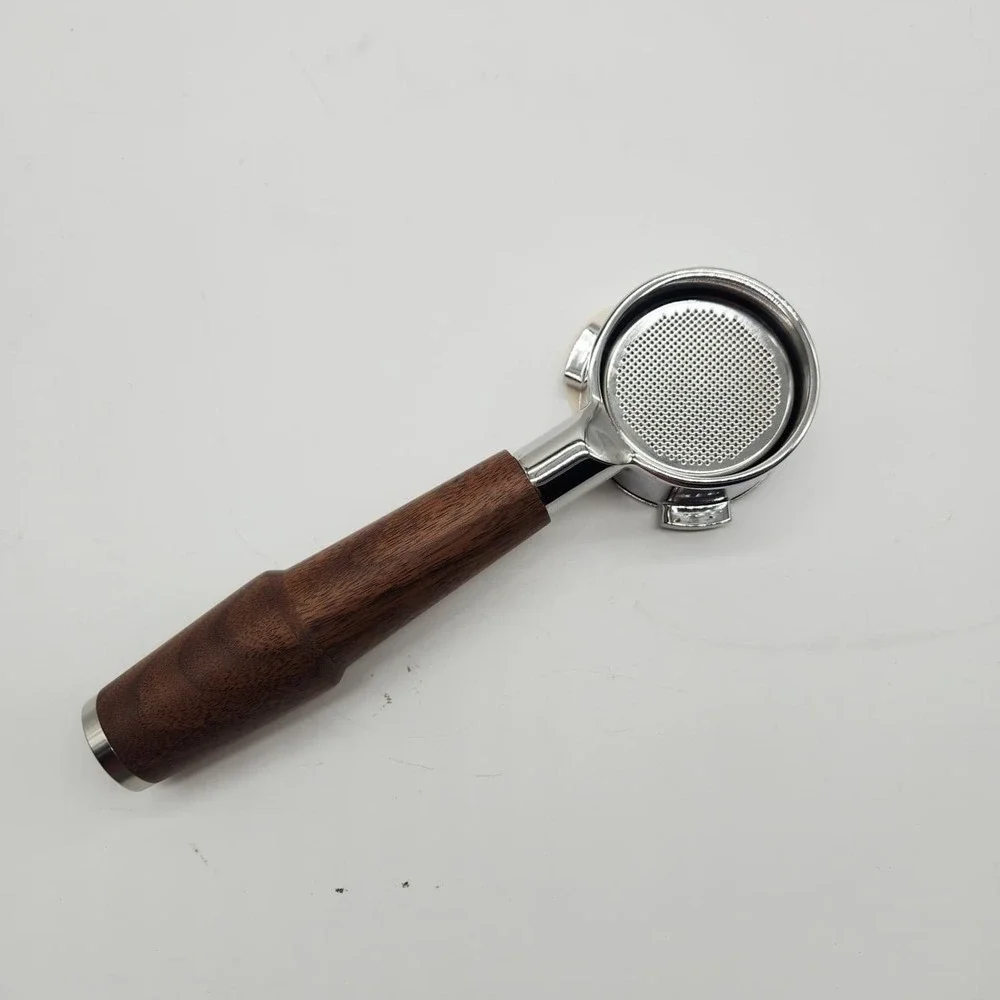 KNODOS‎ 54mm Bottomless Portafilter Walnut Handle Breville Barista Express Pro